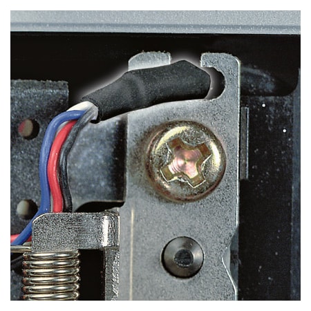 Panduit Heat Shrink Tube, Thin Wall, 2:1 I.D. Shrink Ratio, 0.37 in I.D. Before Shrinking, Black, 48 in, 25 PK HSTTV38-48-Q